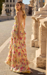 Sherri Hill 57909 Yellow Multi