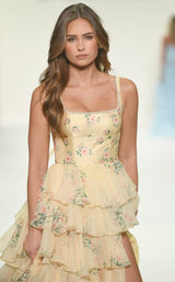 Sherri Hill 57911 Light-Yellow-Print