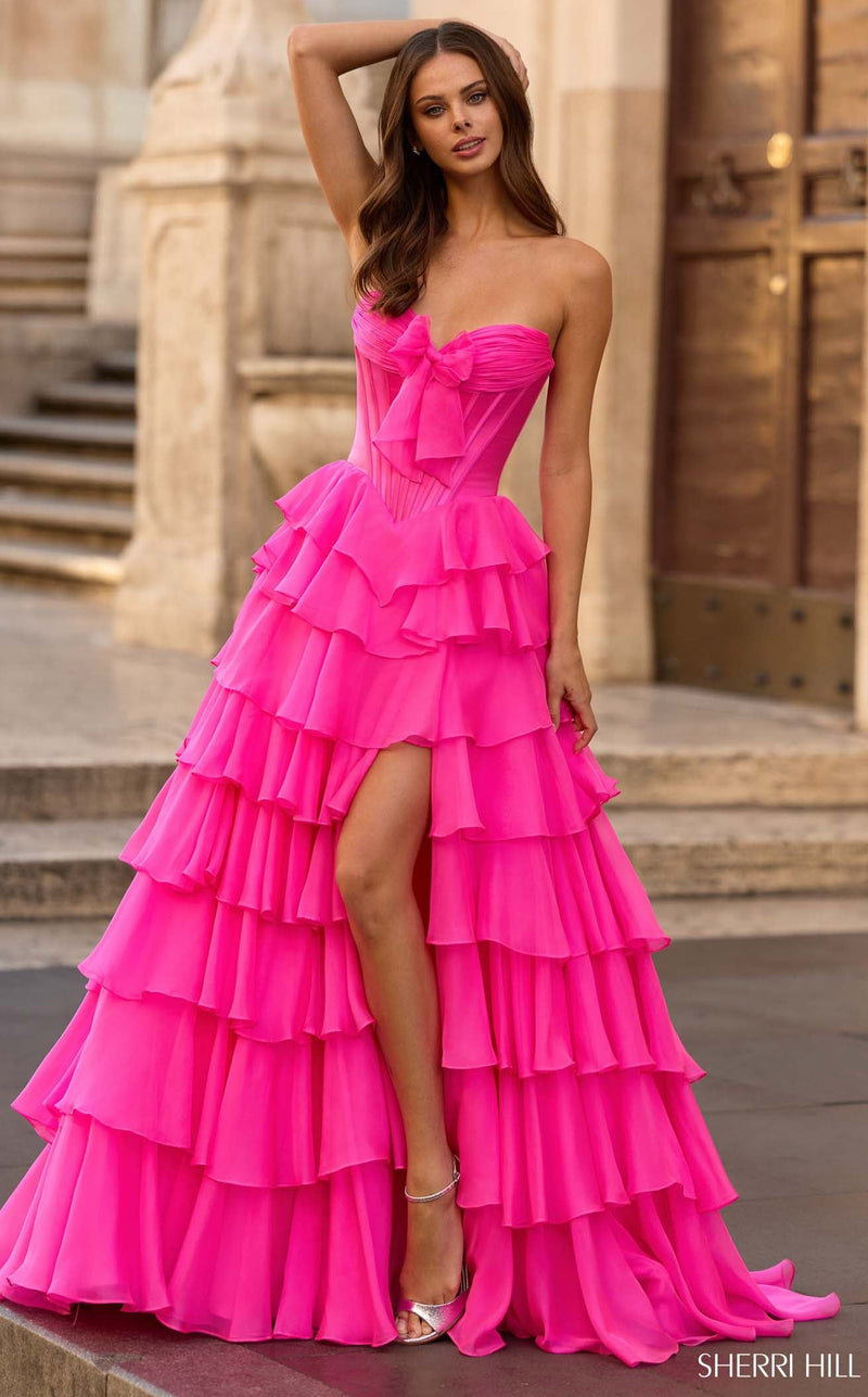 Sherri Hill 57923 Bright Fuchsia