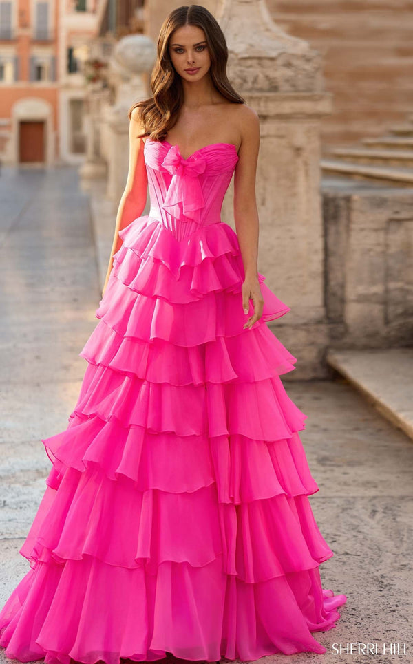 Sherri Hill 57923 Bright Fuchsia