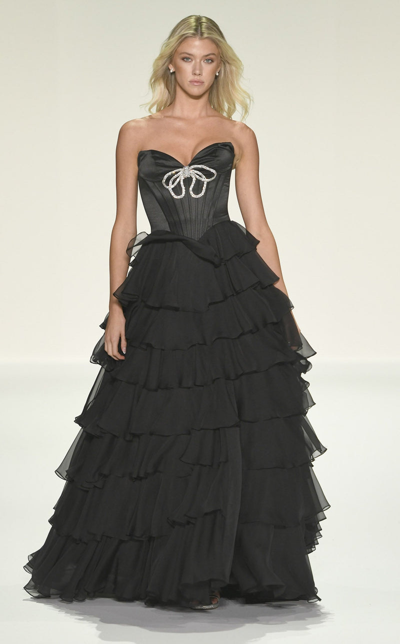 Sherri Hill 57936 Black/Silver