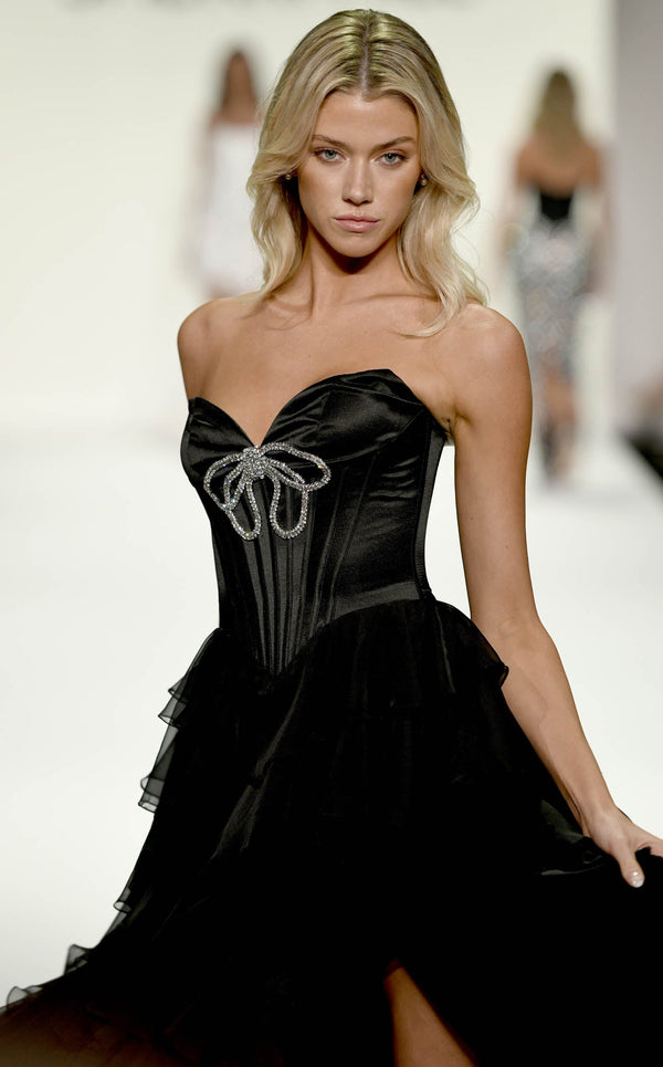 Sherri Hill 57936 Black/Silver