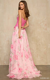 Sherri Hill 57941 Pink/Multi Print