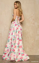 Sherri Hill 57947 Ivory/Multi Print