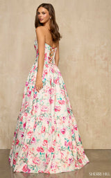Sherri Hill 57948 Ivory/Multi Print