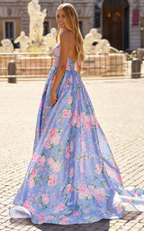 Sherri Hill 57955 Periwinkle-Print