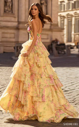 Sherri Hill 58000 Light-Yellow-Print