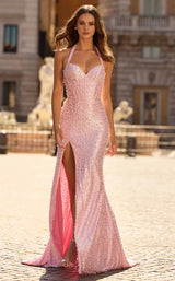 Sherri Hill 58005 Pink/Silver