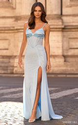 Sherri Hill 58006 Light Blue