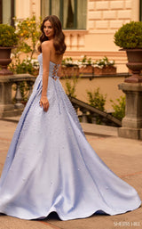 Sherri Hill 58012 Periwinkle/Silver