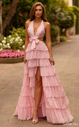 Sherri Hill 58015 Pink/Silver