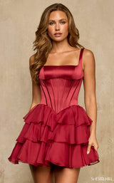 Sherri Hill 58017 Burgundy