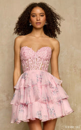 Sherri Hill 58058 Pink-Print