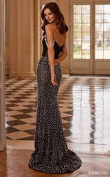Sherri Hill 58093 Black/Silver