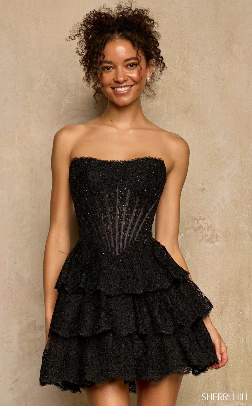 Sherri Hill 58274 Black