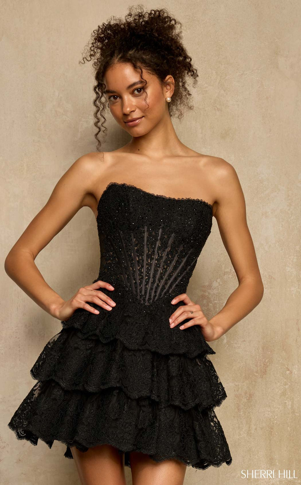 Sherri Hill 58274 Black