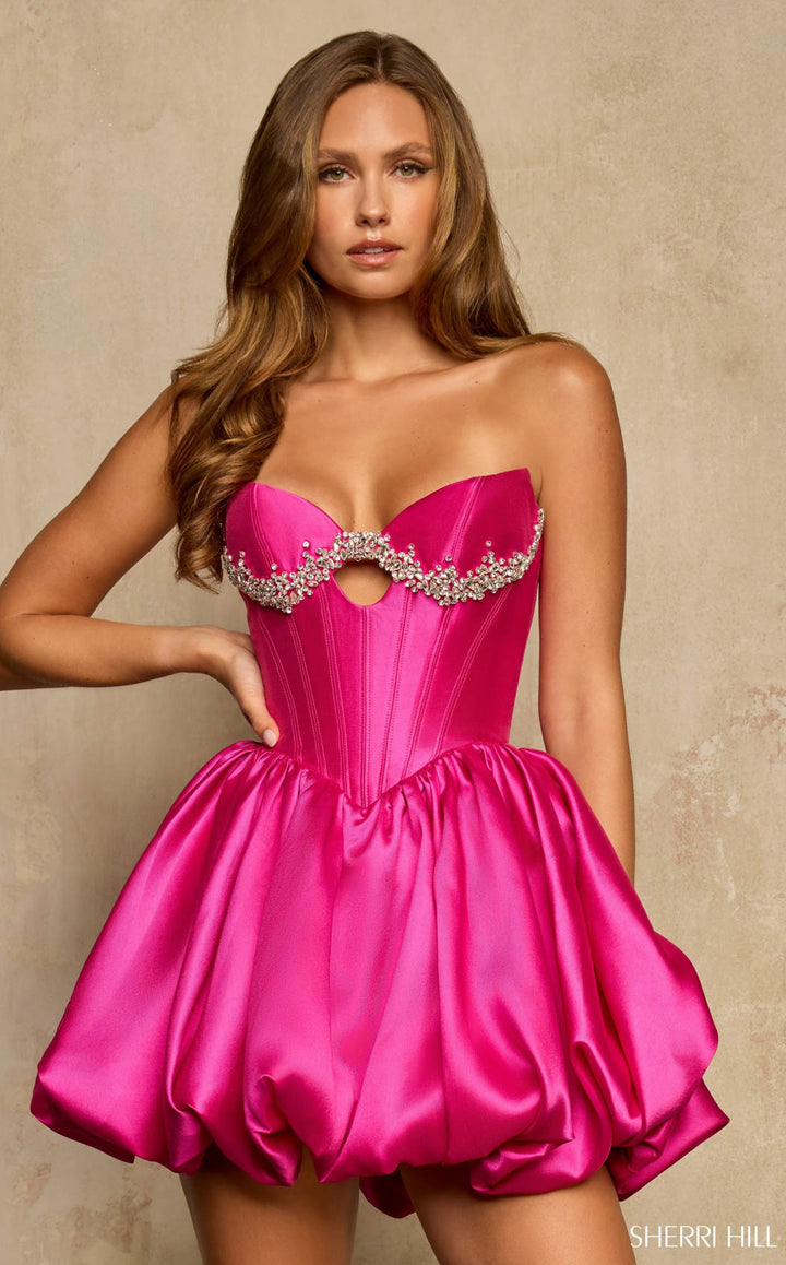 Sherri Hill 58403 Fuchsia