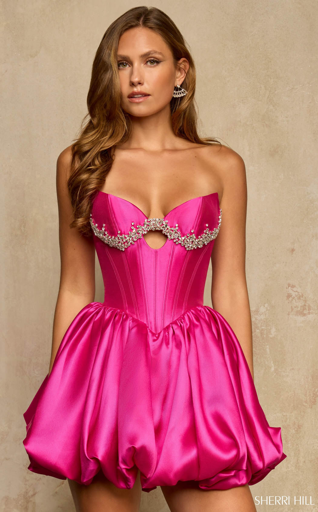 Sherri Hill 58403 Fuchsia