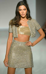 Sherri Hill 67050 Nude/Silver
