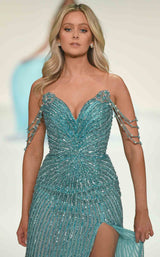Sherri Hill 67161 Aqua