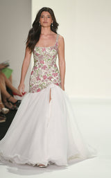 Sherri Hill 67175 Ivory/Pink/Ab/Peridot