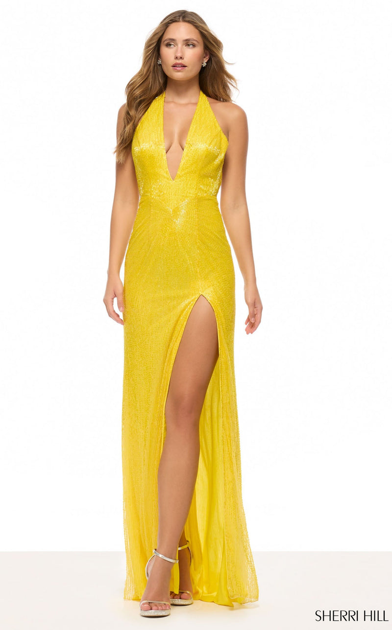 Sherri Hill 67180 Yellow
