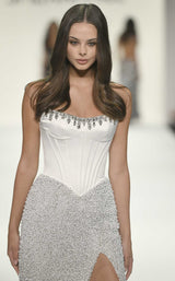 Sherri Hill 67193 Ivory/Ivory/Silver