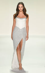 Sherri Hill 67193 Ivory/Ivory/Silver