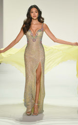 Sherri Hill 67201 Light Yellow
