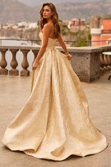Sherri Hill 58357 Gold-Print
