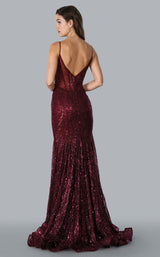 Stella Couture 23177 Burgundy