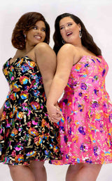 Sydneys Closet JK2501 Onyx&Bubblegum