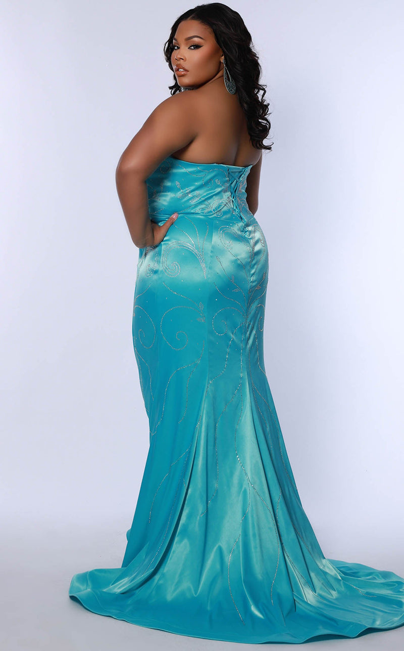 Sydneys Closet JK2509 Aqua