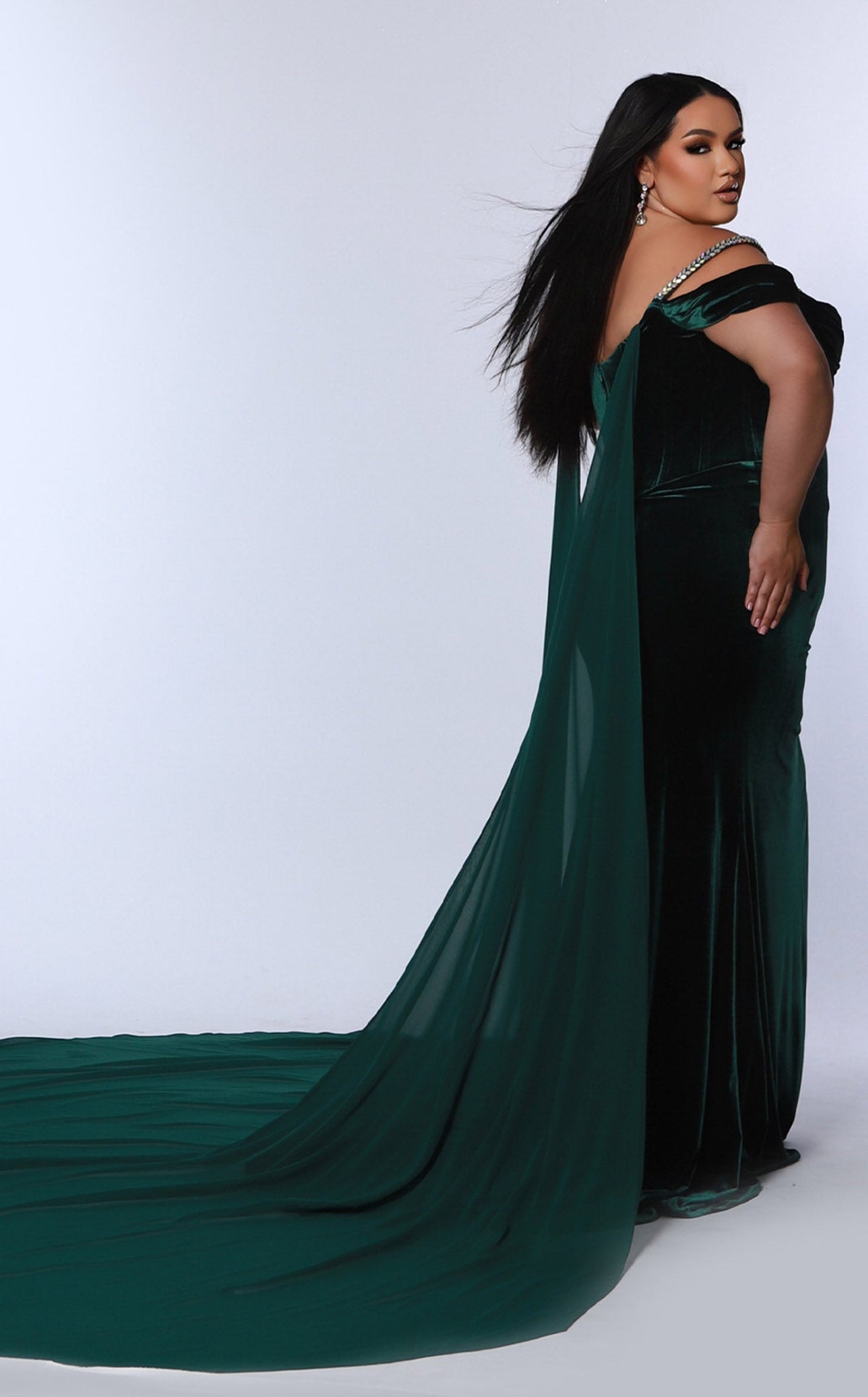 Sydneys Closet JK2514 Prom Dress - Forest