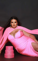 Sydneys Closet JK2518 Hot Pink