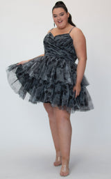 Sydneys Closet SC8151 Black Floral