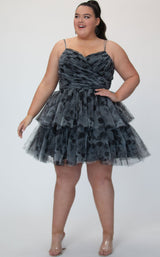 Sydneys Closet SC8151 Black Floral
