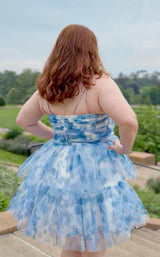 Sydneys Closet SC8151 Blue Floral