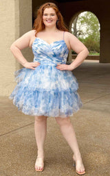 Sydneys Closet SC8151 Blue Floral