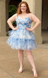 Sydneys Closet SC8151 Blue Floral
