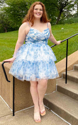 Sydneys Closet SC8151 Blue Floral