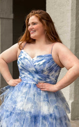 Sydneys Closet SC8151 Blue Floral