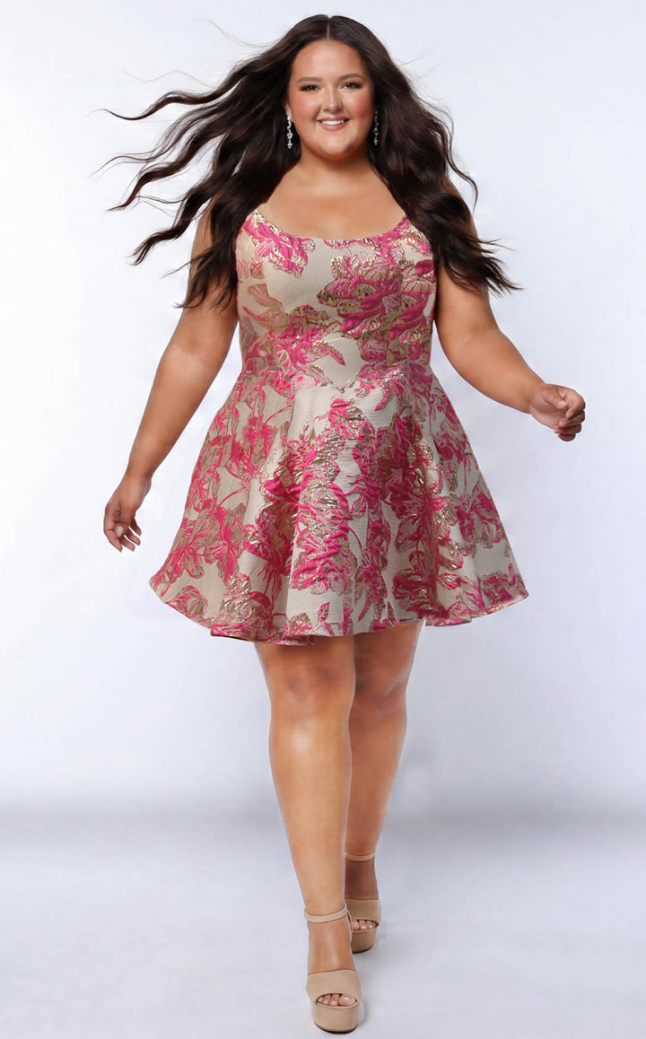 Sydneys Closet SC8169 Fuchsia/Floral