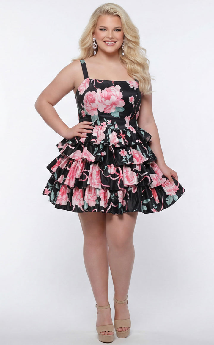 Sydneys Closet SC8174 Black-Floral