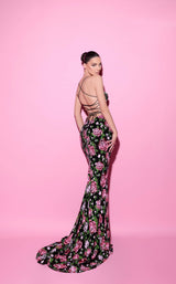 Tarik Ediz 54186 Ivory/Fuchsia