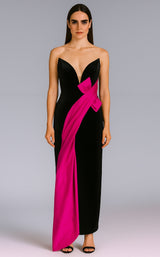 Tarik Ediz 98791 Black/Fuchsia