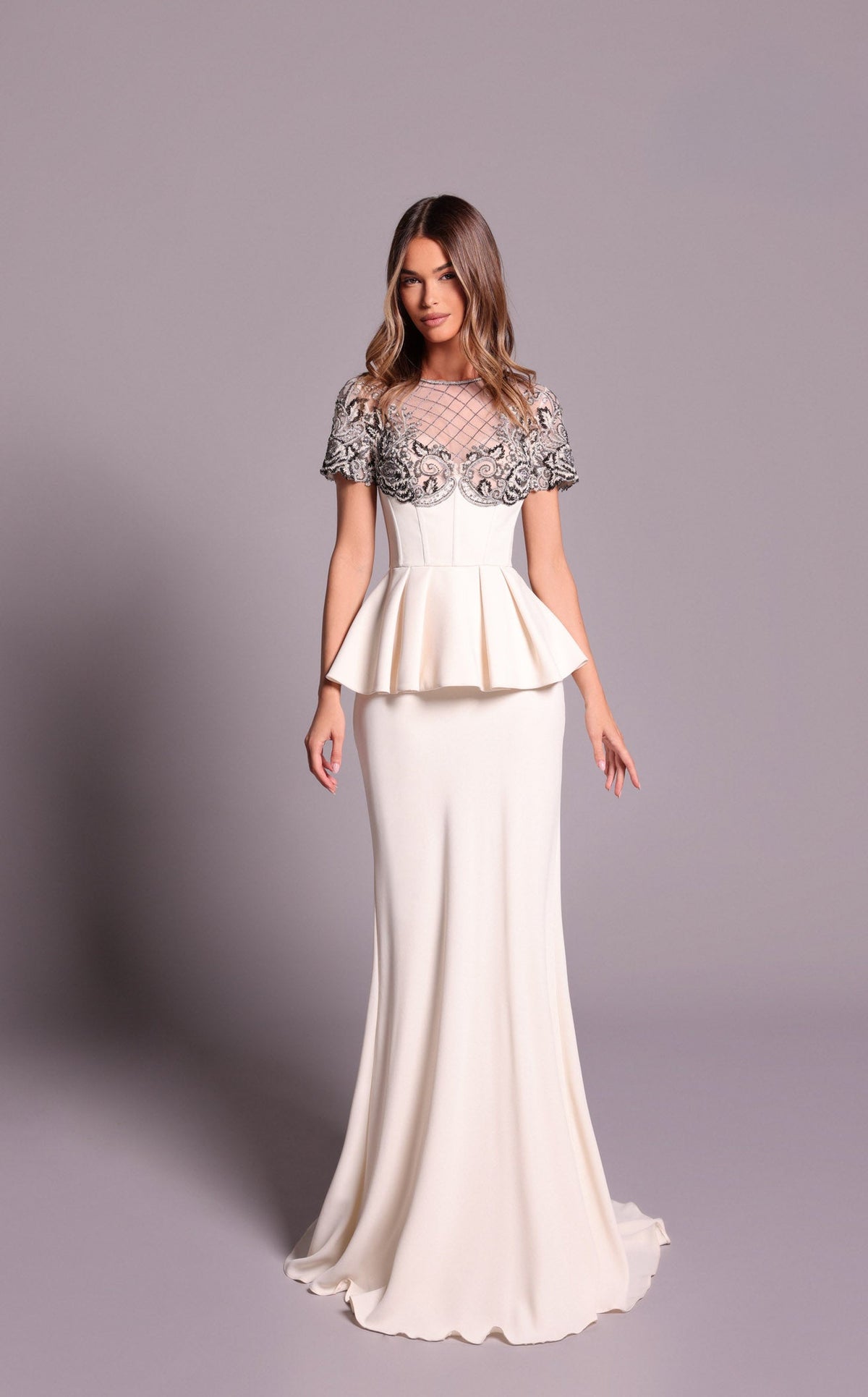 long sleeve wedding dress mermaid Lace Open Back Mermaid Sheer Long Sleeve Halter Wedding Dress