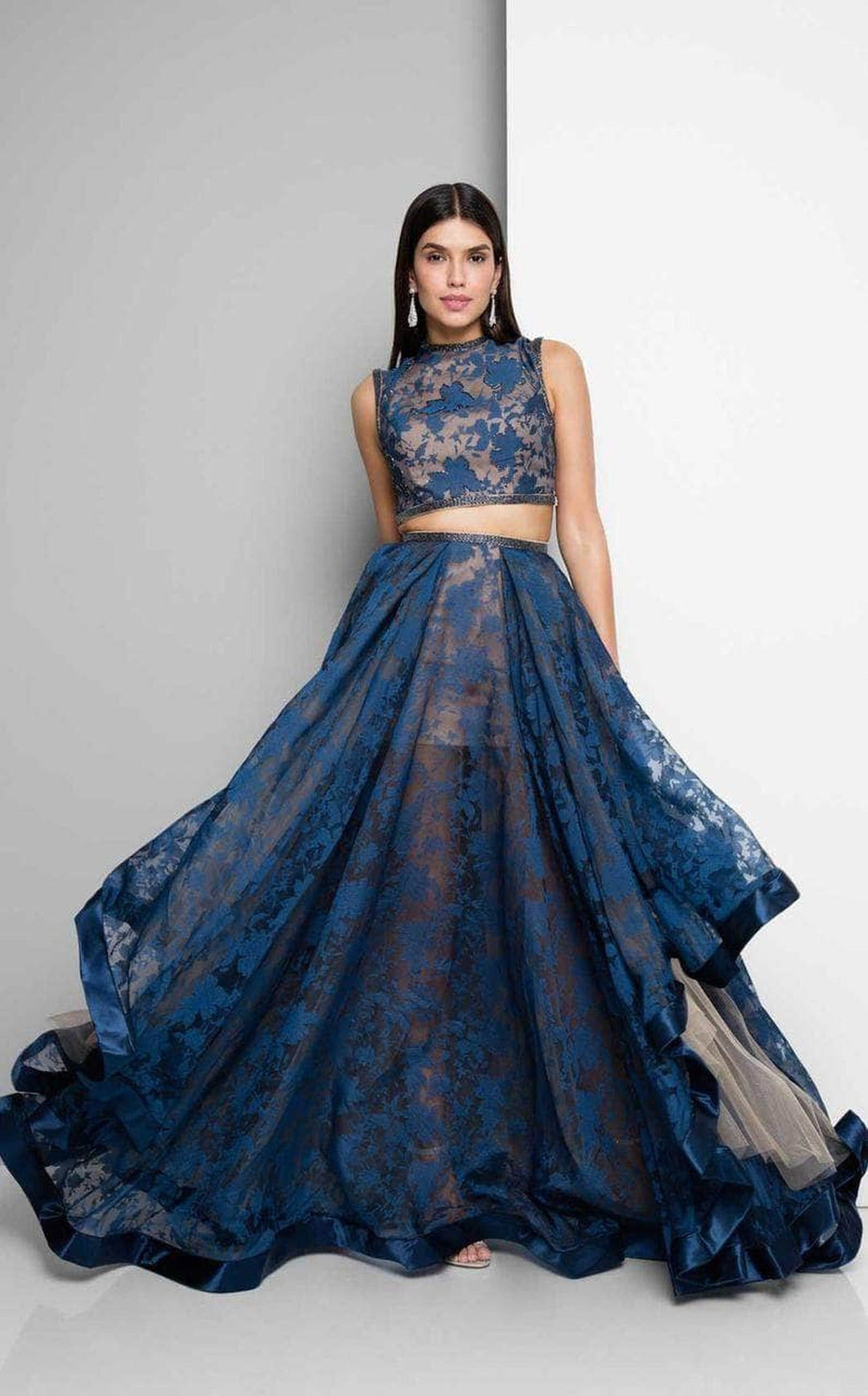 Terani 1711P2713 Navy/Nude