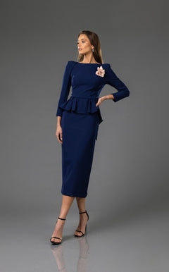 Terani 251C4638 Navy-Peach