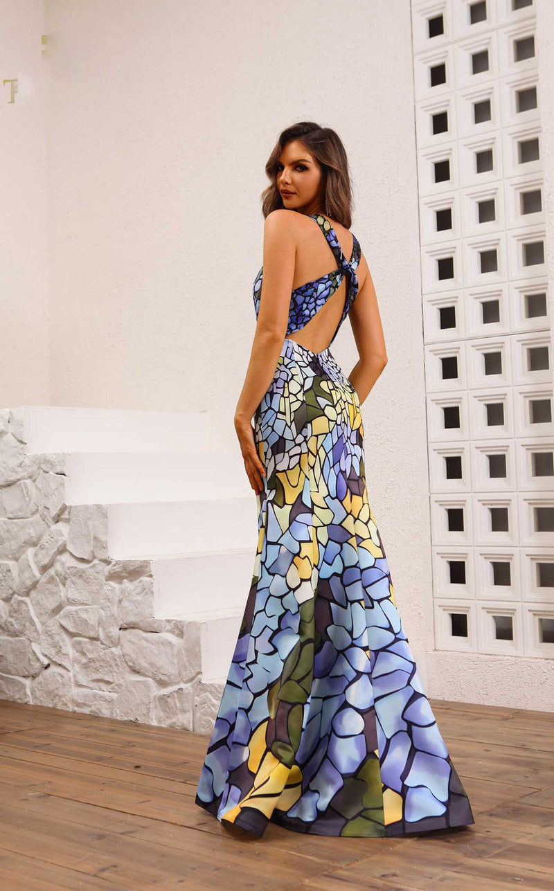 Terani 251P4146 Blue Multi